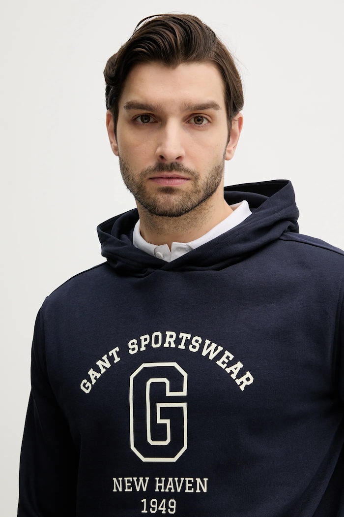 Gant felpa blu navy 2067033