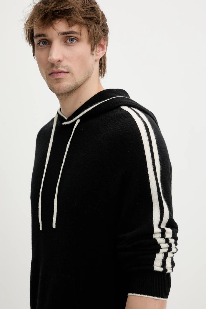 FROM FUTURE pulover de casmir negru MPH01911