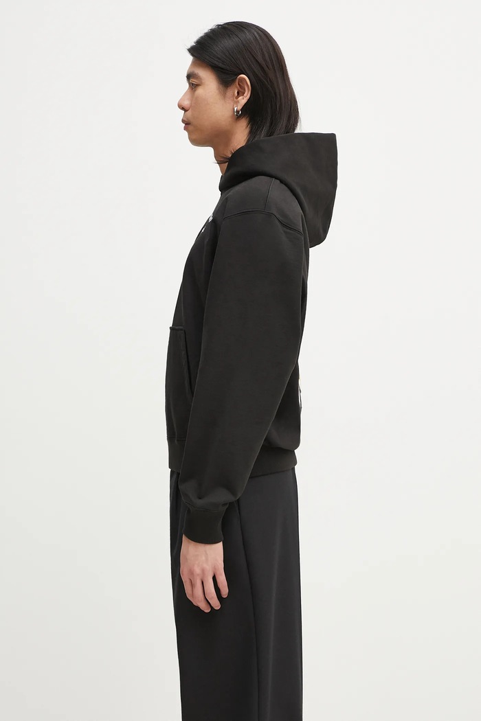Памучен суичър Kenzo FF55SW2724MC.99J черен SS25