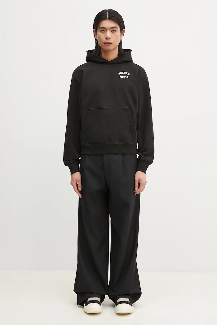 Памучен суичър Kenzo FF55SW2724MC.99J черен