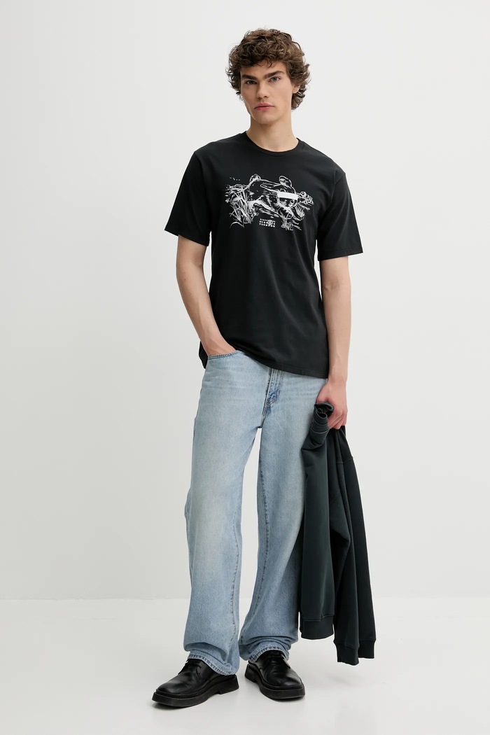MM6 Maison Margiela bluza bawełniana SH2GU0019.M25004.900 szary AW25