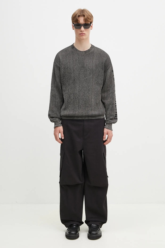 Свитер No Problemo Alien-O Glitch Knit Crew Neck NP2001903 чёрный