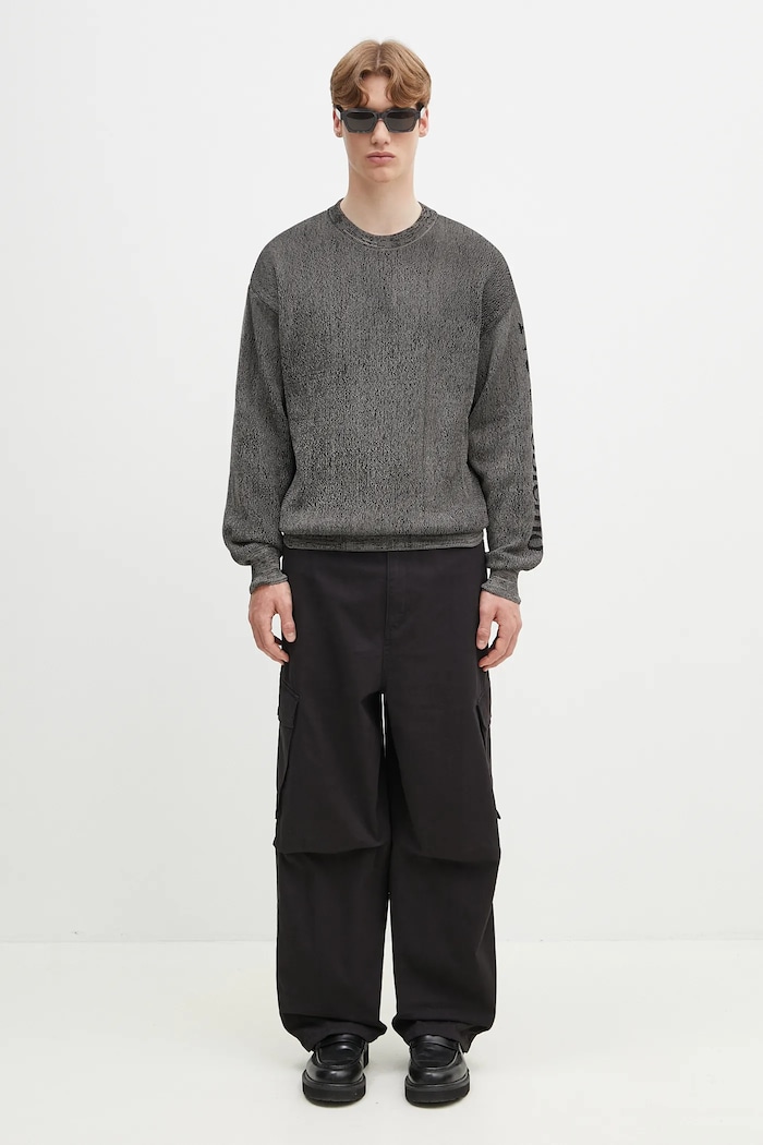Свитер No Problemo Alien-O Glitch Knit Crew Neck NP2001903 чёрный