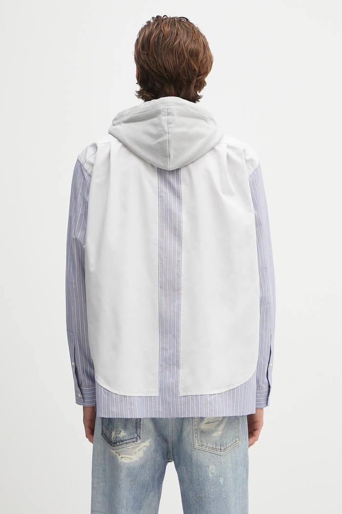 Ρούχα Μπλούζα AMBUSH Hooded Shirt 12115312 γκρί