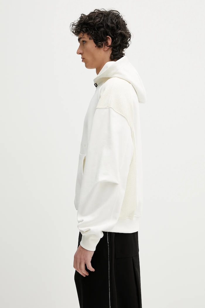 Ader Error hanorac de bumbac Apparel-Top BO01SSHD0101IV bej SS25