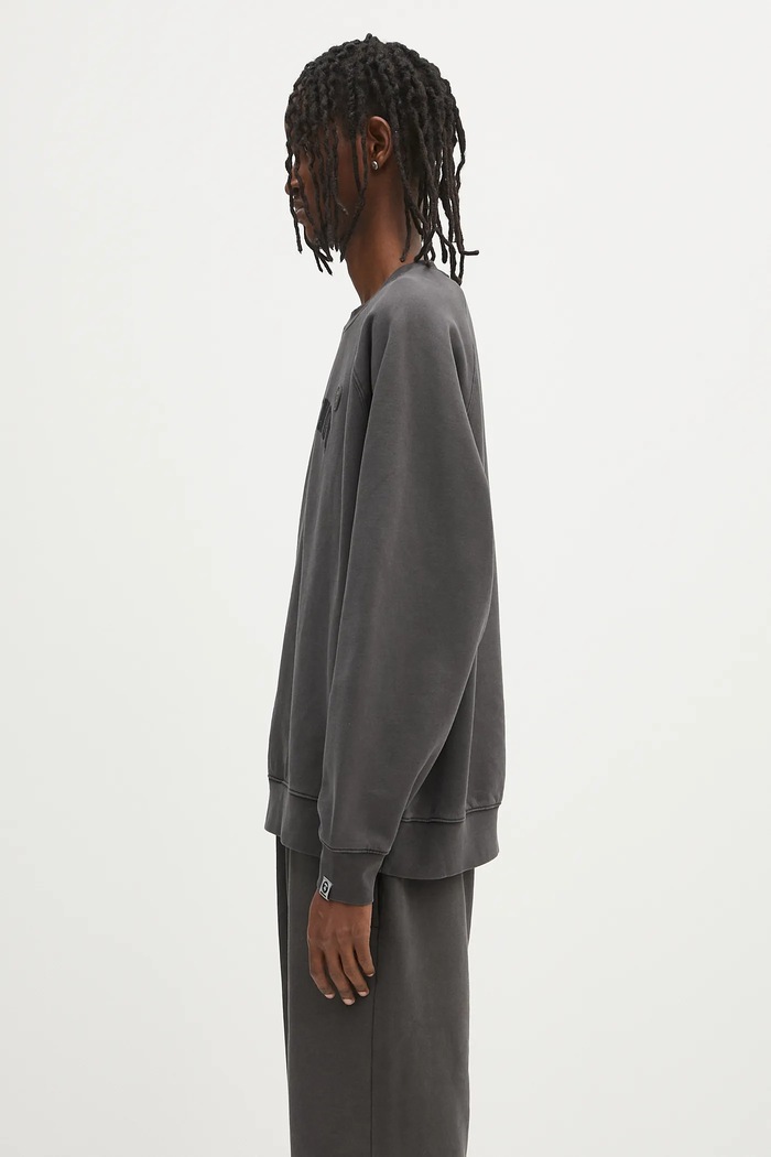 AAPE cotton sweatshirt Now Crew Neck AAPSWMB320XXN black SS25