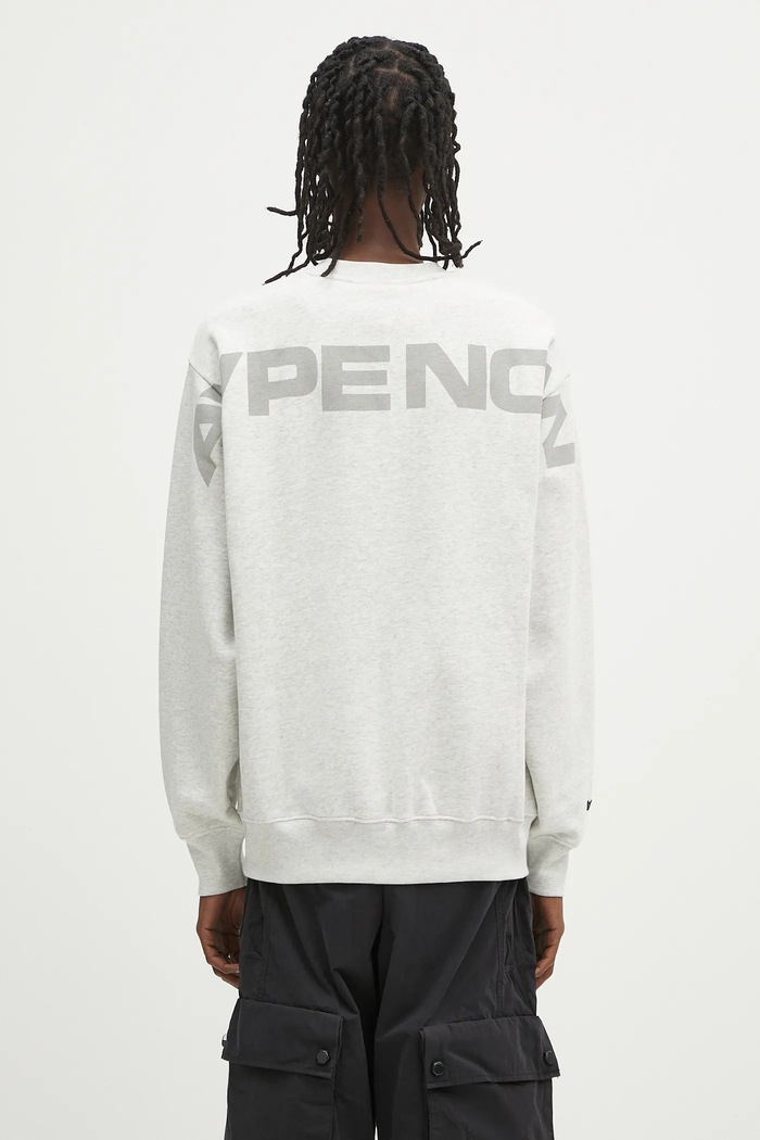 Clothing AAPE sweatshirt Now Crew Neck AAPSWMB321XAN gray