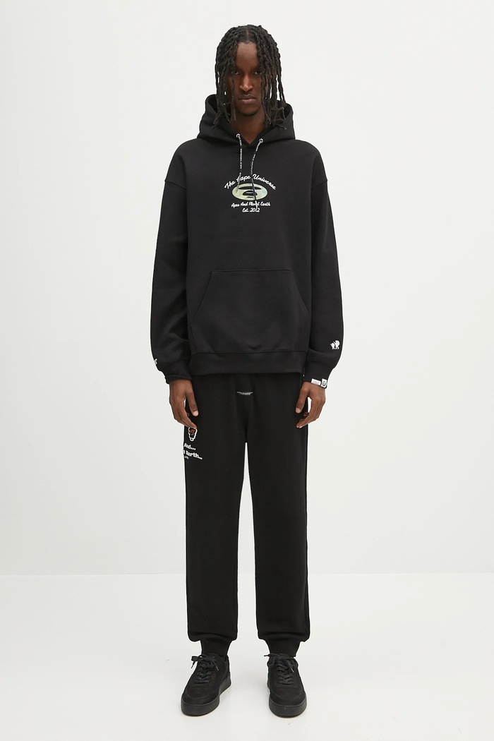 Суичър AAPE Basic AAPSWMB340XXN черен