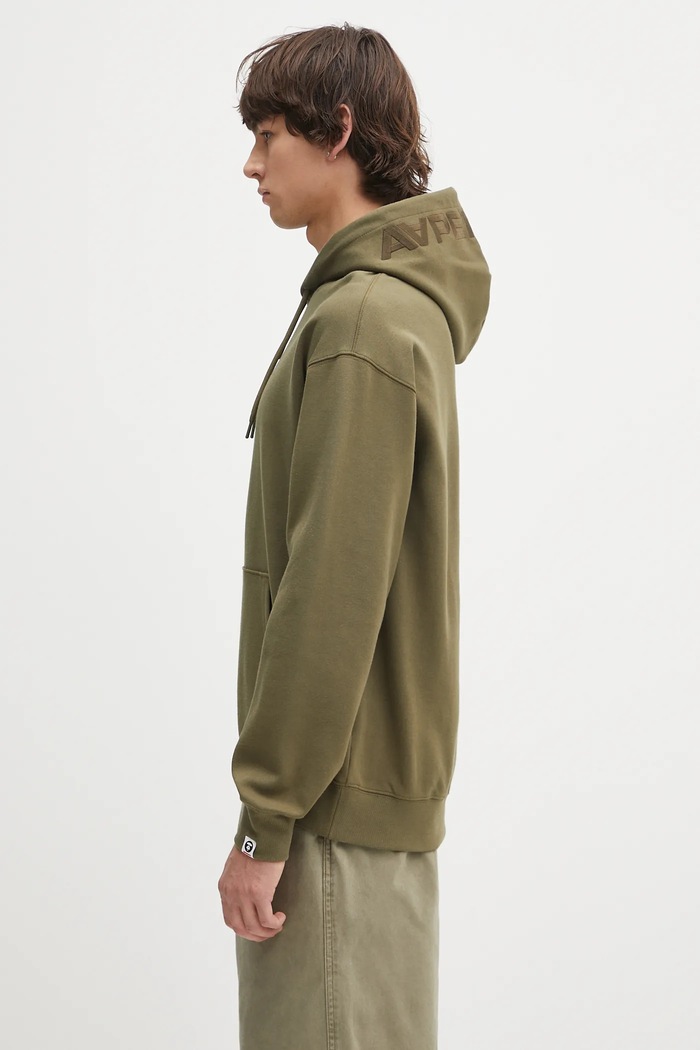 Dukserica AAPE Now AAPSWMB323XXN zelena SS25