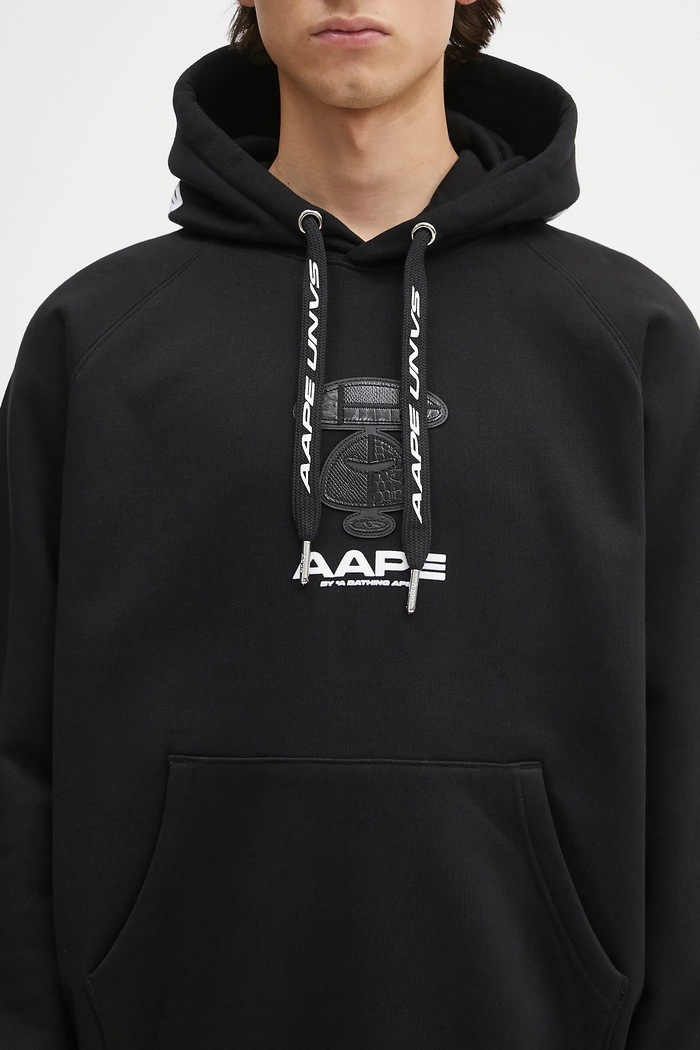 Кофта AAPE Main чорний AAPSWMB357XXN