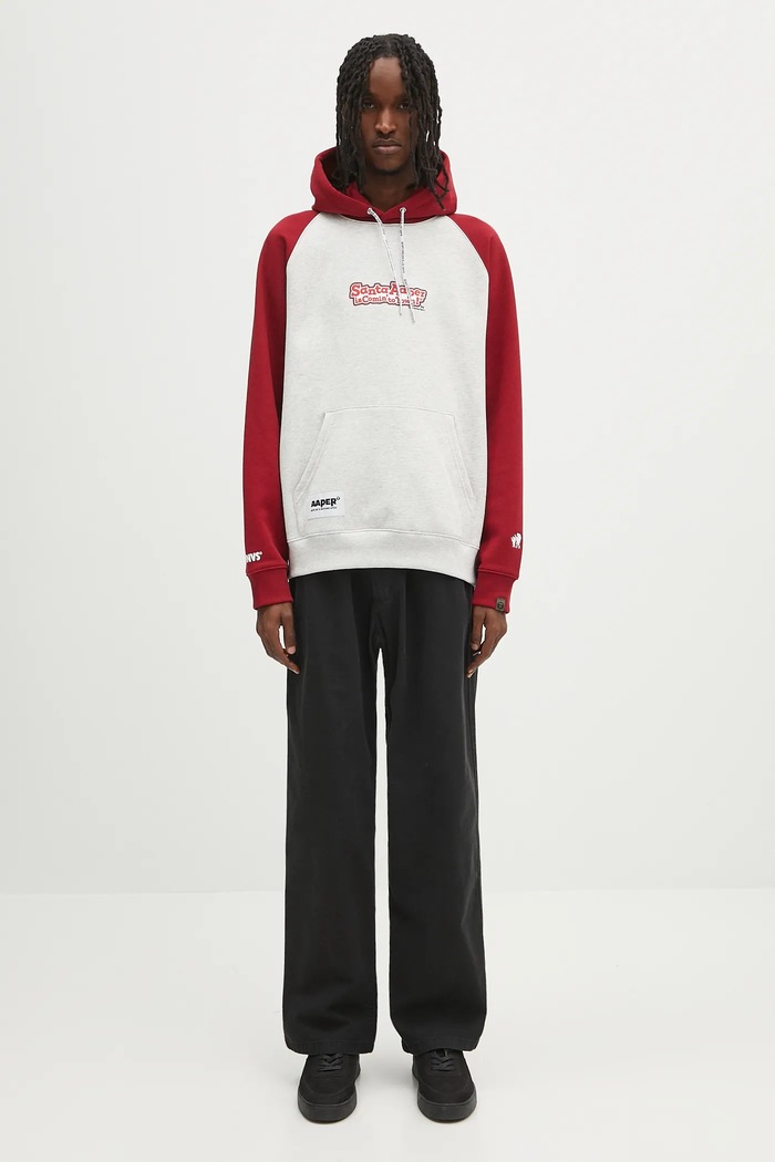 AAPE sweatshirt Aaper AAPSWMB381XXN maroon
