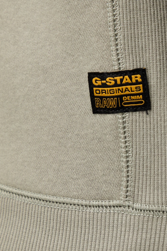G-Star bluza męska z bawełną Premium core D26459.C235 zielony