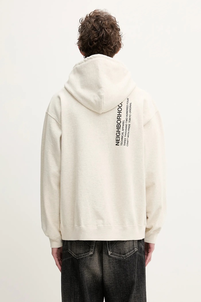 Одяг Бавовняна кофта NEIGHBORHOOD SOLID SWEAT ZIP 251UWNH.CSM05 сірий