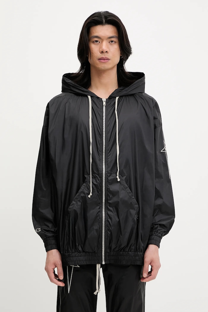Rick Owens DRKSHDW sweatshirt Woven - Jumbo Jason S Hoodie 221661 other black CM01E1661.CHNY
