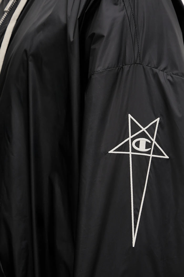 Rick Owens DRKSHDW sweatshirt Woven - Jumbo Jason S Hoodie 221661 black CM01E1661.CHNY