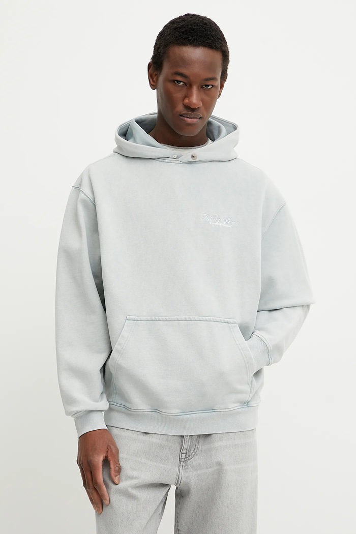 Filling Pieces bluza bawełniana bawełna szary 80699839980