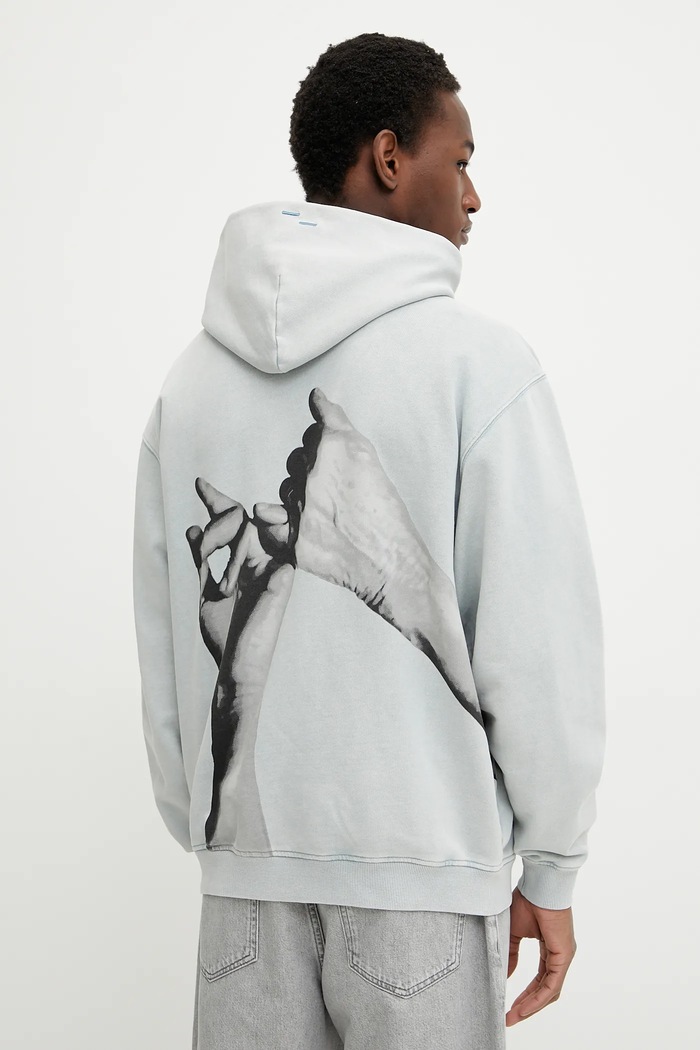 Odzież Filling Pieces bluza bawełniana 80699839980 szary
