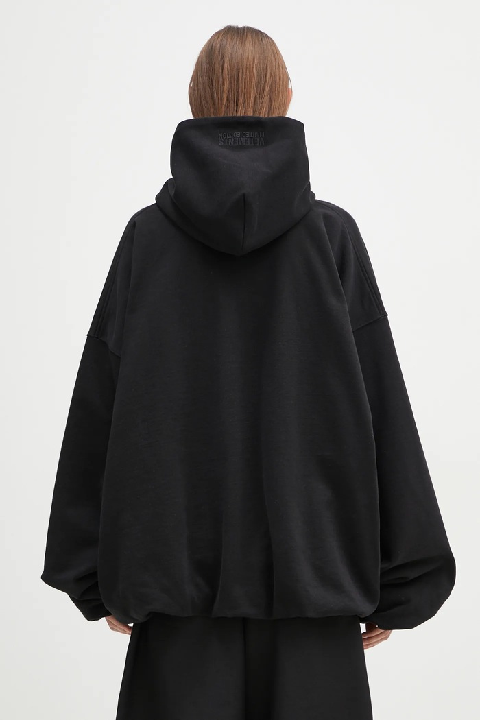 VETEMENTS sweatshirt Oval Logo Cropped Boxy UA66HD600BW
