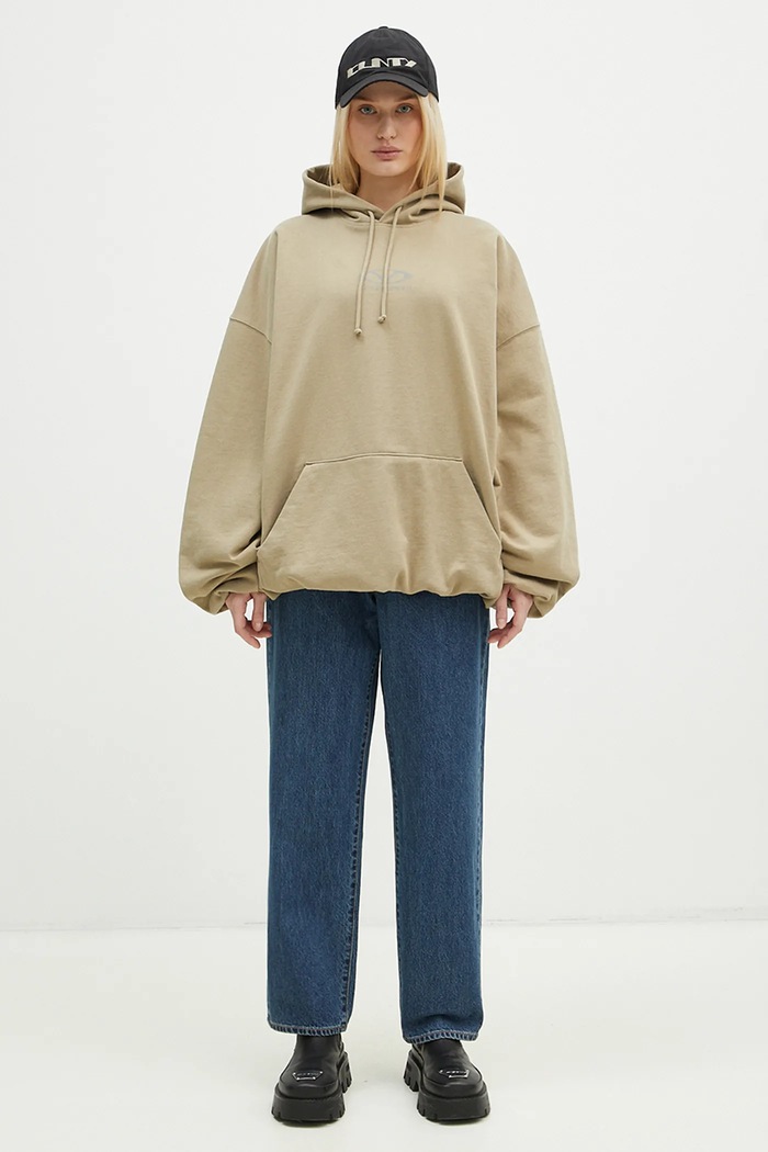 Μπλούζα VETEMENTS Oval Logo Cropped Boxy UA66HD600T
