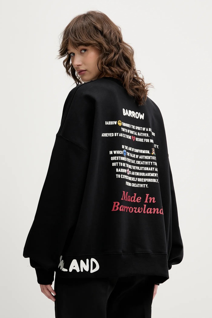 Barrow bluza bawełniana S5BWUASW059