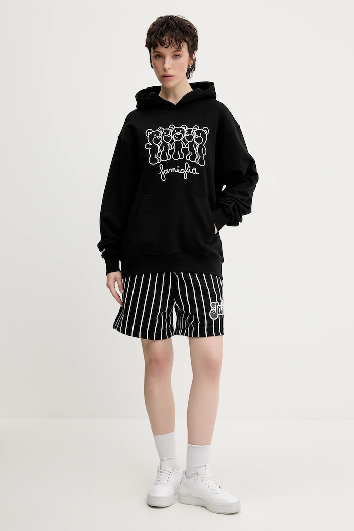 Inbetweeners bluza bawełniana S5TWUAHS029 czarny