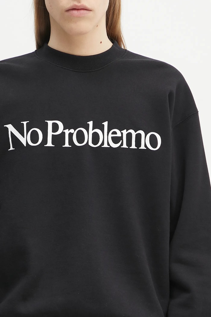 No Problemo pamut melegítőfelső No Problemo Sweatshirt NP2000203