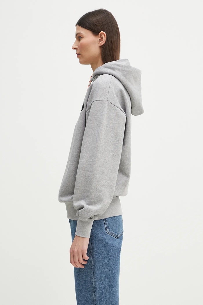 Bavlnená mikina No Problemo No Problemo Hoodie sivá NP2001203
