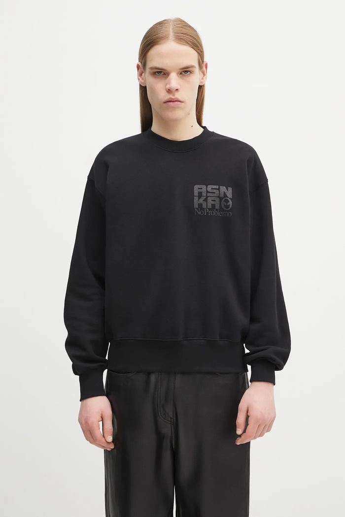No Problemo cotton sweatshirt Alien Shall Not Sweatshirt NP2000703 black
