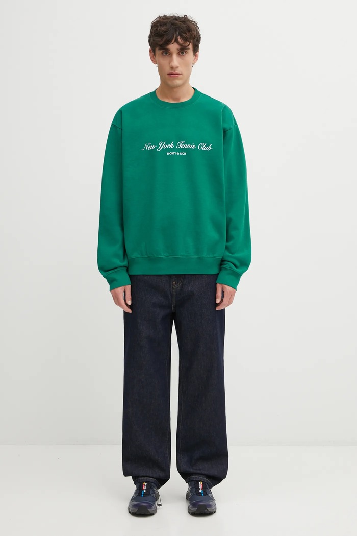 Sporty & Rich hanorac de bumbac Ny Tennis Club ST071621402GR03