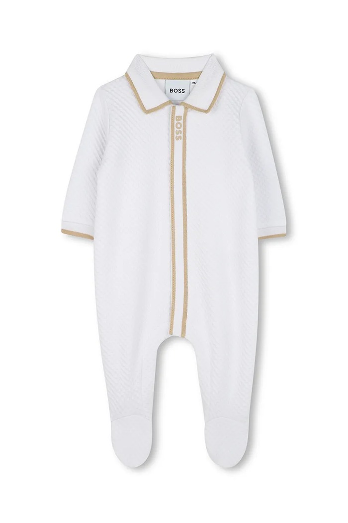 BOSS costum bebe alb J52201