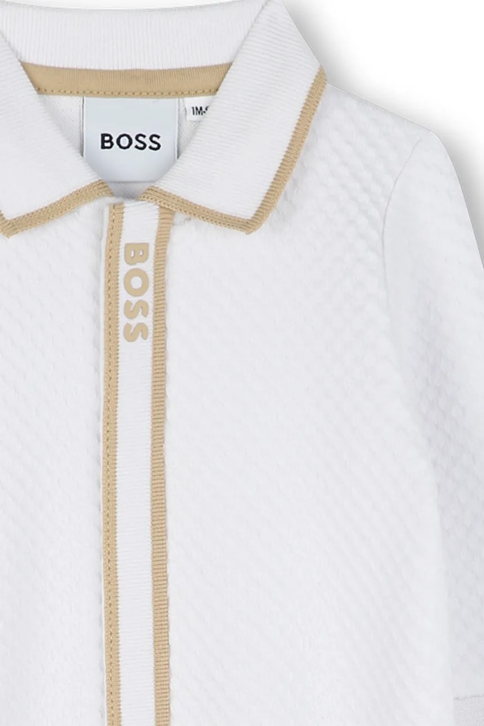 Băieți BOSS costum bebe J52201 alb