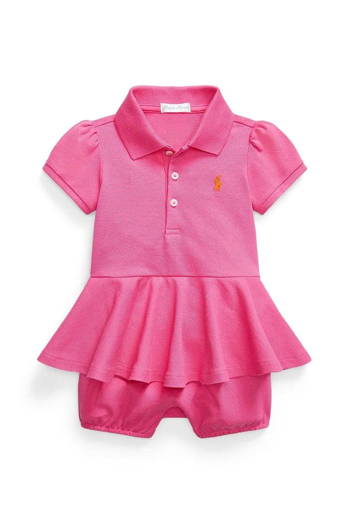 Polo Ralph Lauren rampers niemowlęcy różowy 310910192008