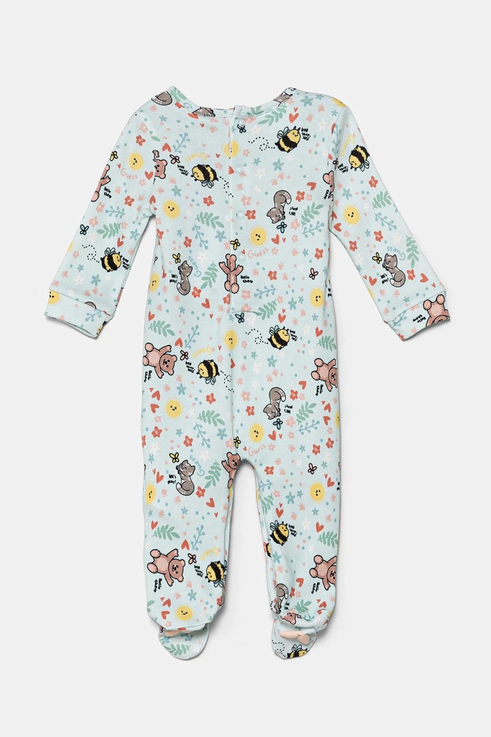 Guess pajacyk niemowlęcy S5RG00.KA6W4.PPYA niebieski SS25