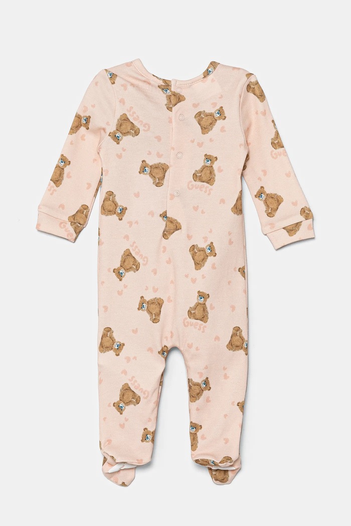 Guess pajacyk niemowlęcy S5RG00.KA6W4.PPYA różowy SS25
