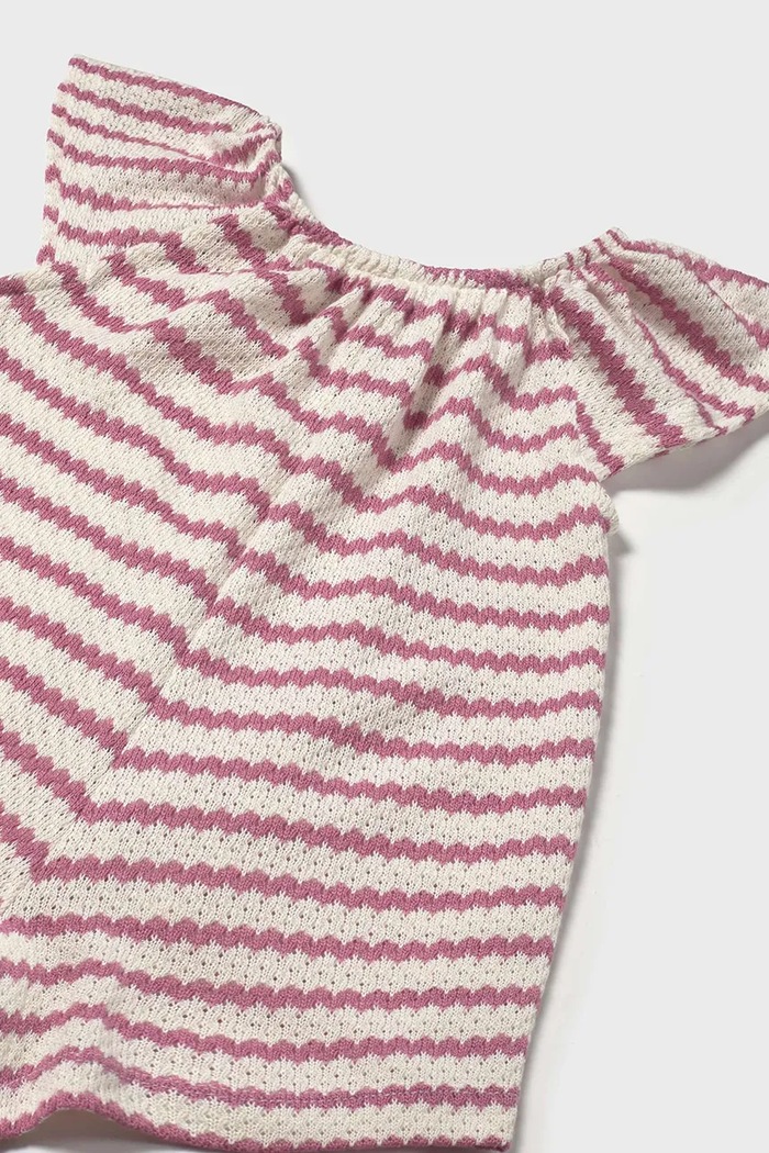 Dziewczynka Mayoral rampers niemowlęcy 1837.4H.Baby.PPYA fioletowy