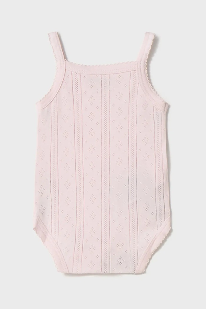 Bavlněné kojenecké body Mayoral Newborn 1745.2A.Newborn.PPYH růžová SS25