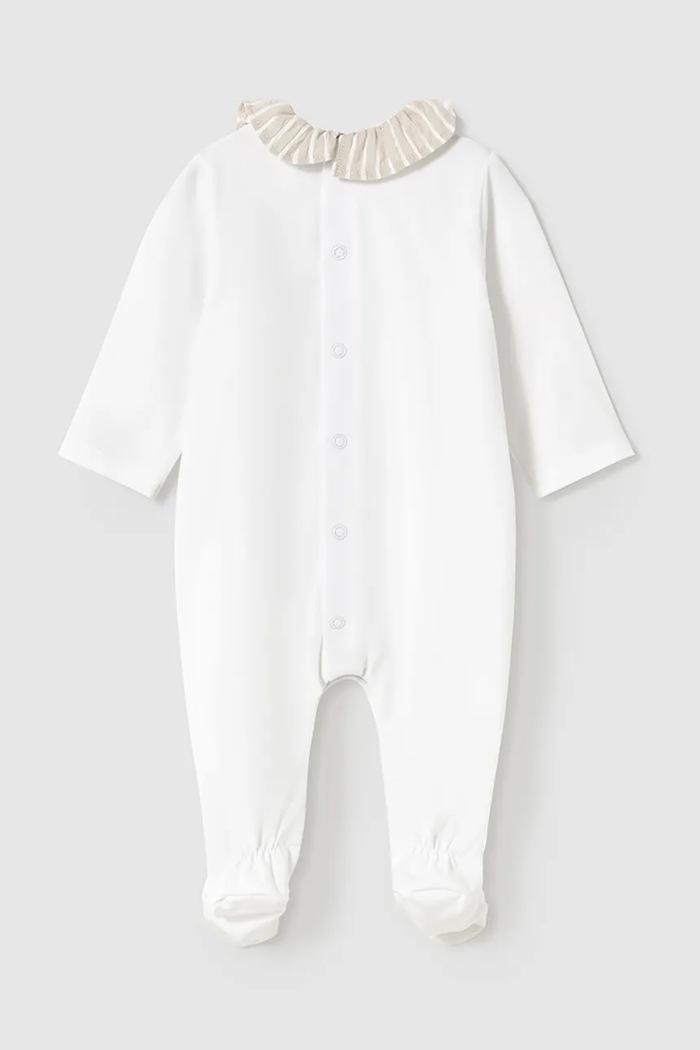Mayoral Newborn pajacyk niemowlęcy 1747.2A.Newborn.PPYH biały SS25