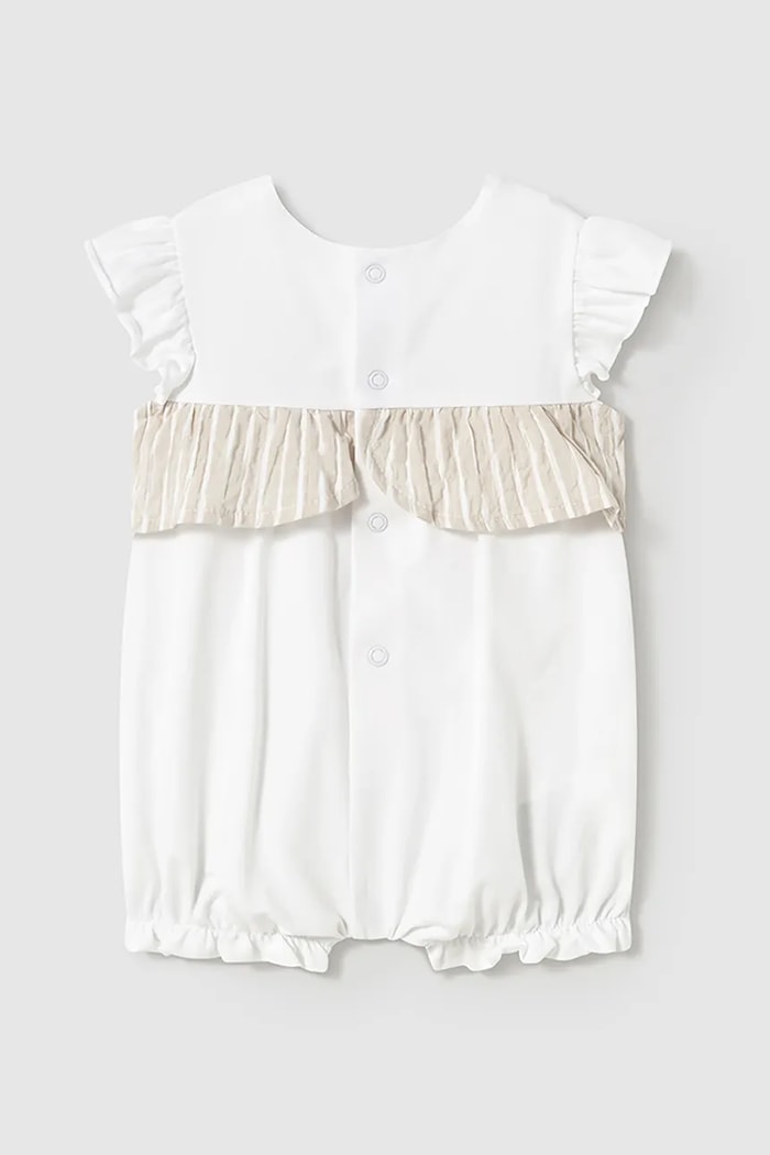 Kombinezon za bebe Mayoral Newborn 1748.2A.Newborn.PPYH bijela SS25