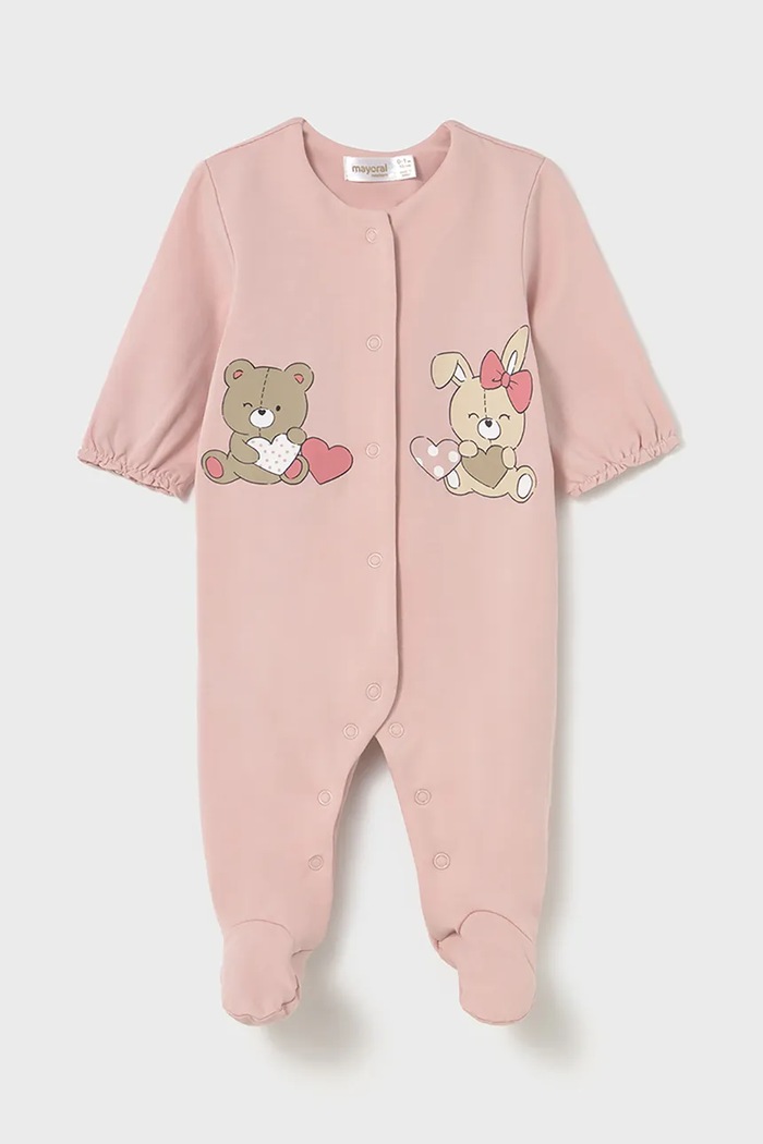 Mayoral Newborn pajacyk niemowlęcy 2-pack 1750.2B.Newborn.PPYH różowy SS25