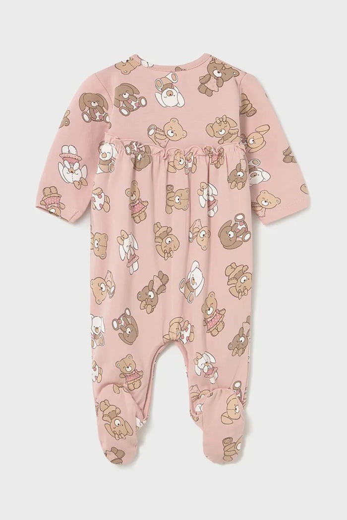 Dziewczynka Mayoral Newborn pajacyk niemowlęcy 2-pack 1750.2B.Newborn.PPYH różowy