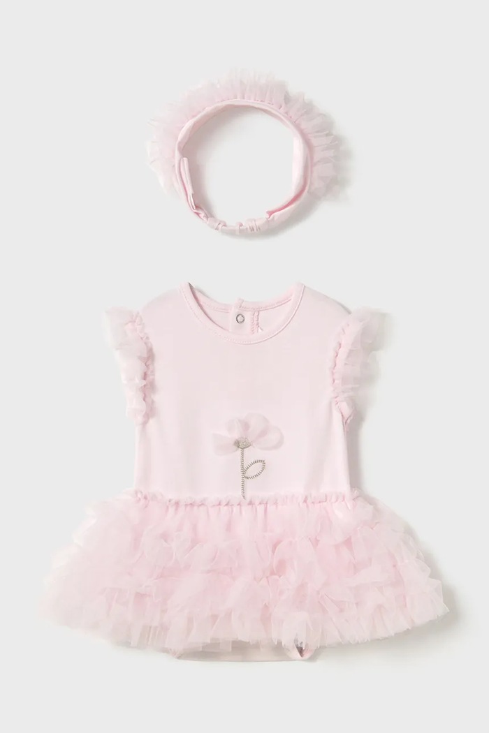 Mayoral Newborn rochie bebe Gift Box roz 1756.2K.Newborn.PPYH