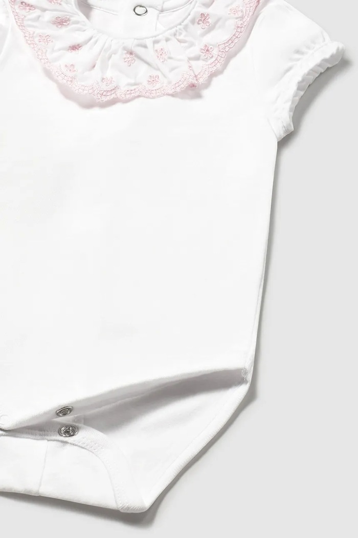 Dziewczynka Mayoral Newborn body bawełniane niemowlęce 1757.2N.Newborn.PPYH różowy