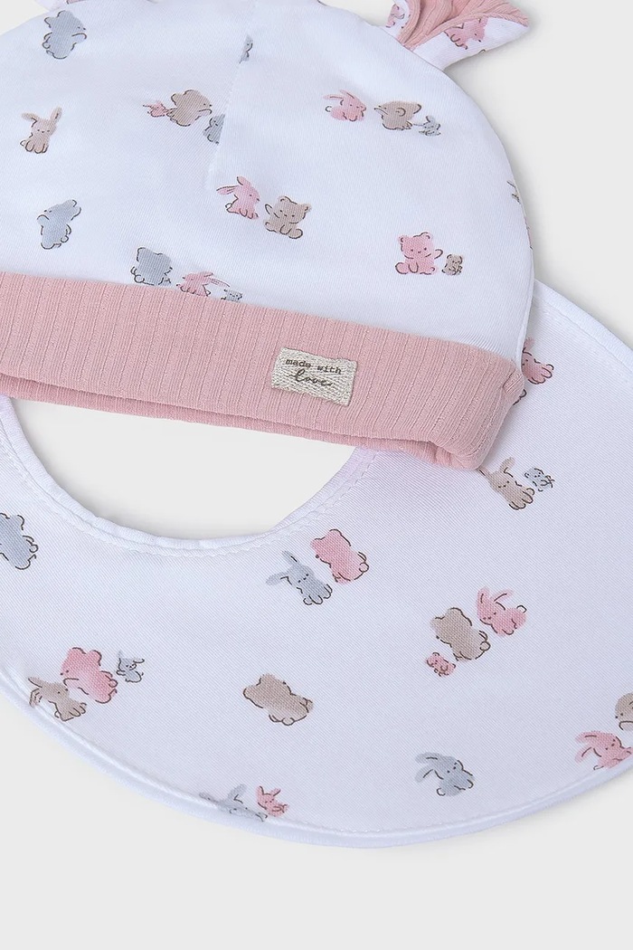Dziewczynka Mayoral Newborn pajacyk niemowlęcy 9907.G.1A.Newborn.PPYH różowy