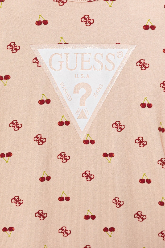 Dziewczynka Guess Rampers niemowlęcy S5GG00.K6YW4.PPYA pomarańczowy