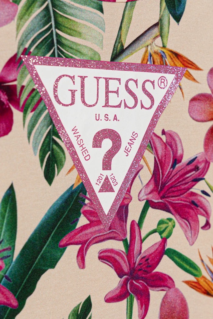 Dziewczynka Guess rampers niemowlęcy S5GG00.K6YW4.PPYA czerwony
