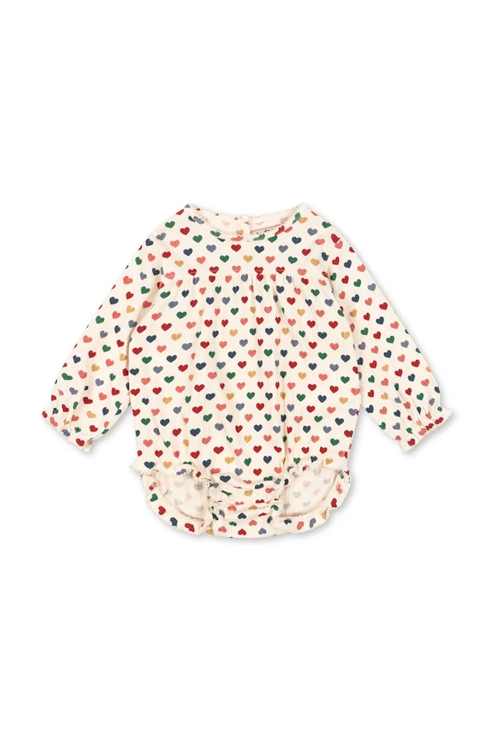 Konges Sløjd body bebe CHLEO ROMPER OCS Produs pentru bebe bej KS102456