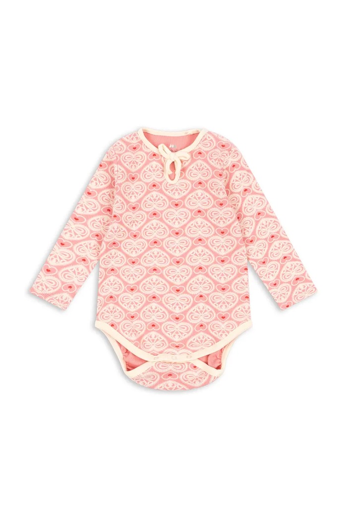 Konges Sløjd body bebe ELLA BODY GOTS Produs pentru bebe roz KS102670