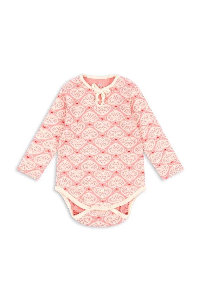 Konges Sløjd body bebe ELLA BODY GOTS Produs pentru bebe roz KS102670