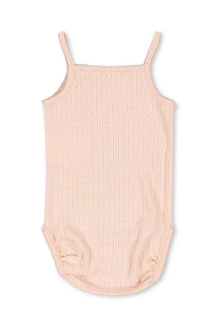 Konges Sløjd gyerek body MINNIE STRAP BODY GOTS KS103150 rózsaszín SS25