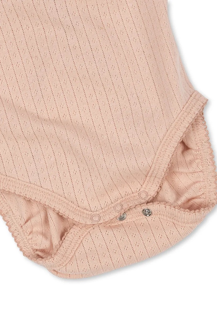 Konges Sløjd gyerek body MINNIE STRAP BODY GOTS rózsaszín KS103150